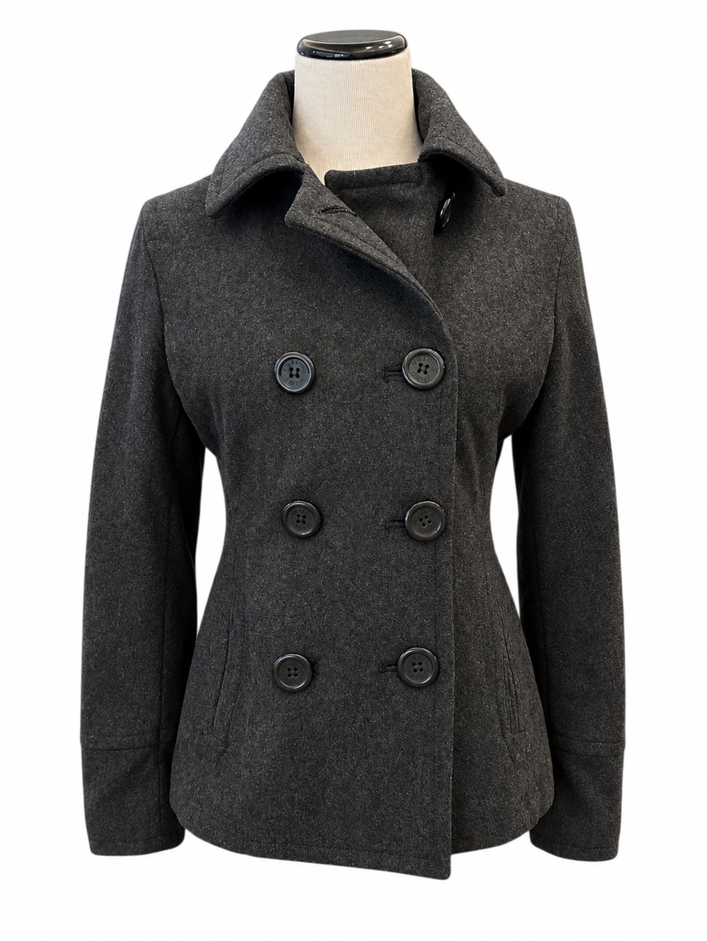 American Eagle Dark Gray Vintage Y2K Peacoat Sz M